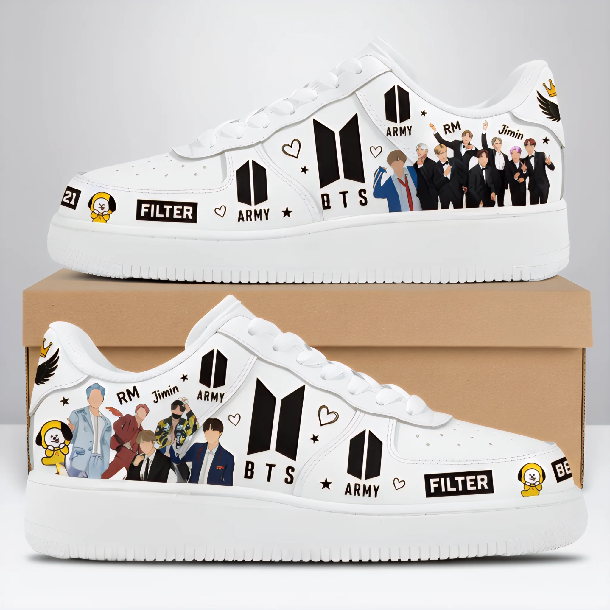 BTS limited edition Design Shoes F1