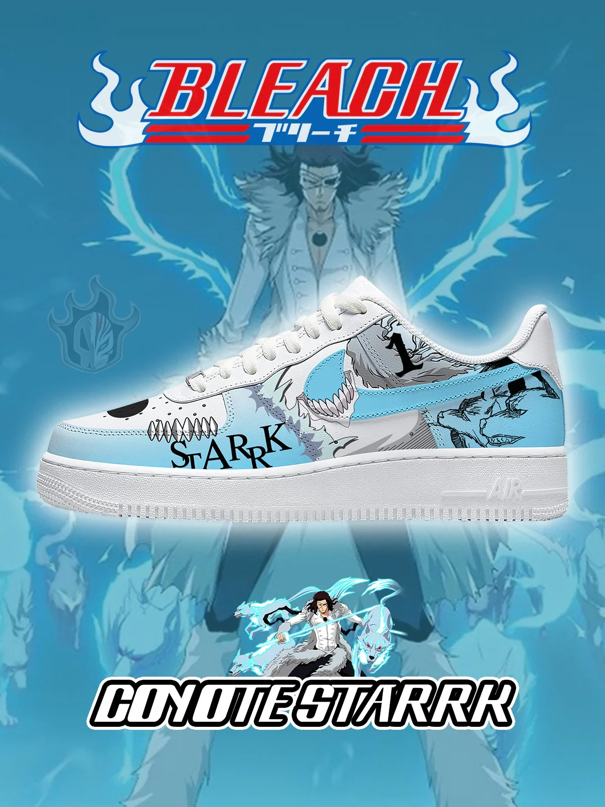 Coyote Starrk  limited edition Design Shoes F1