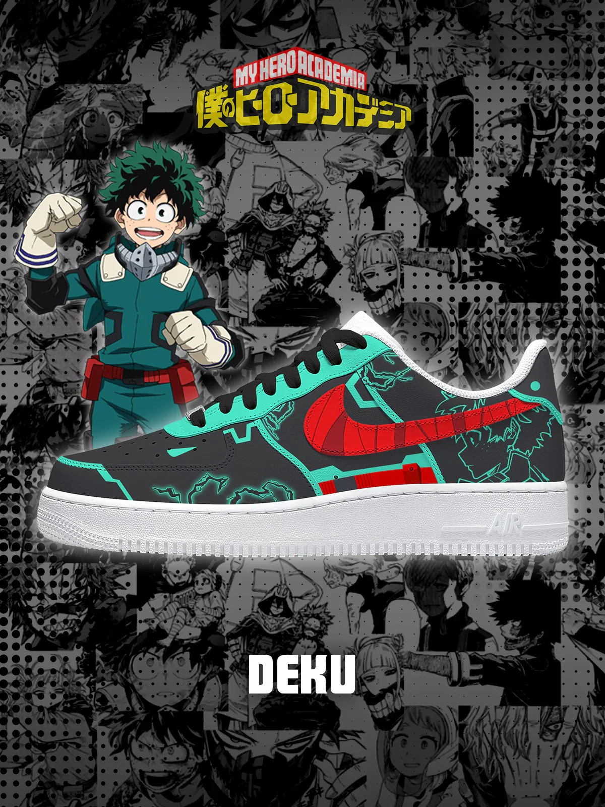 Deku limited edition Design Shoes F1