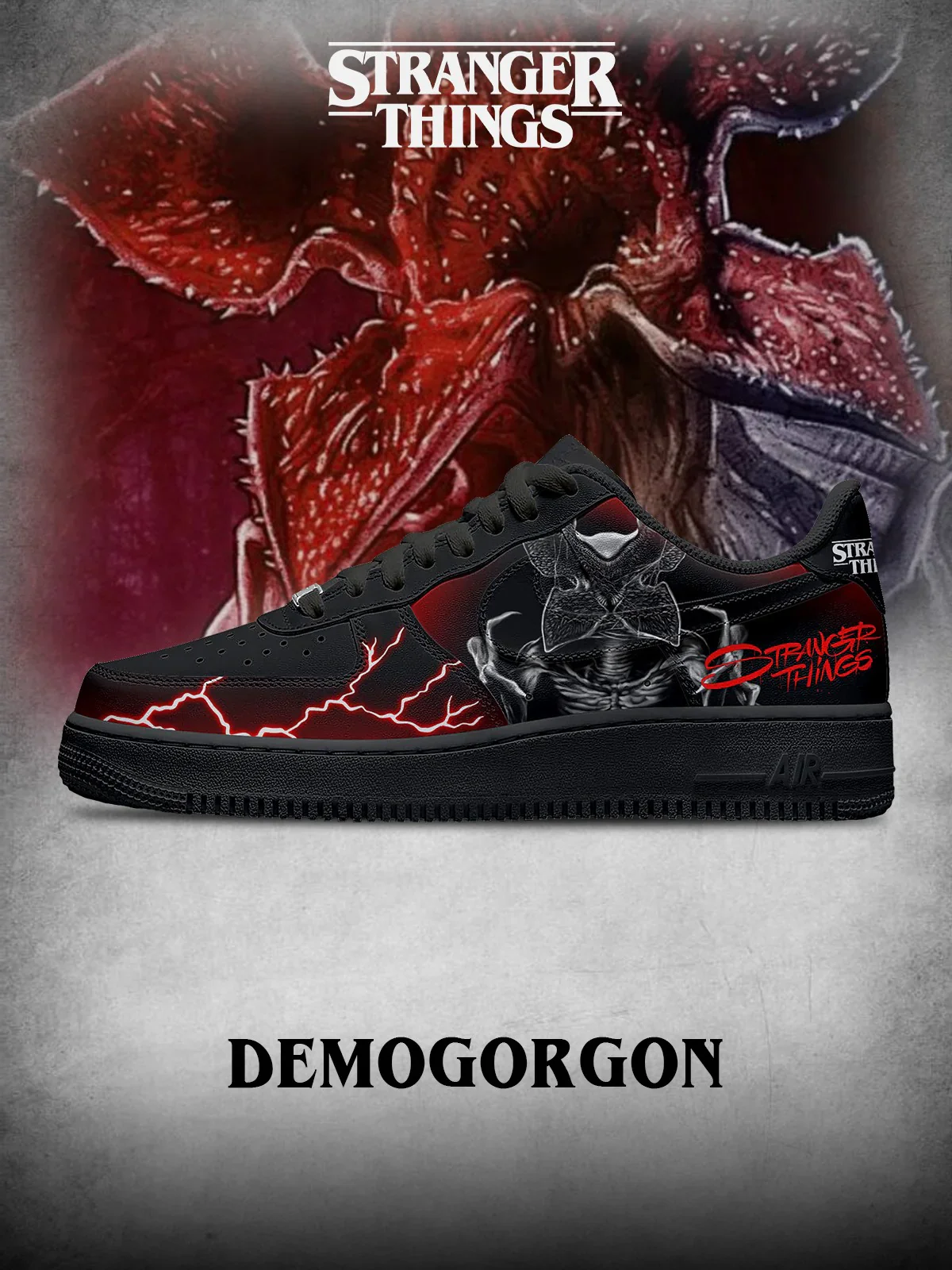 Demogorgon limited edition Design Shoes F1