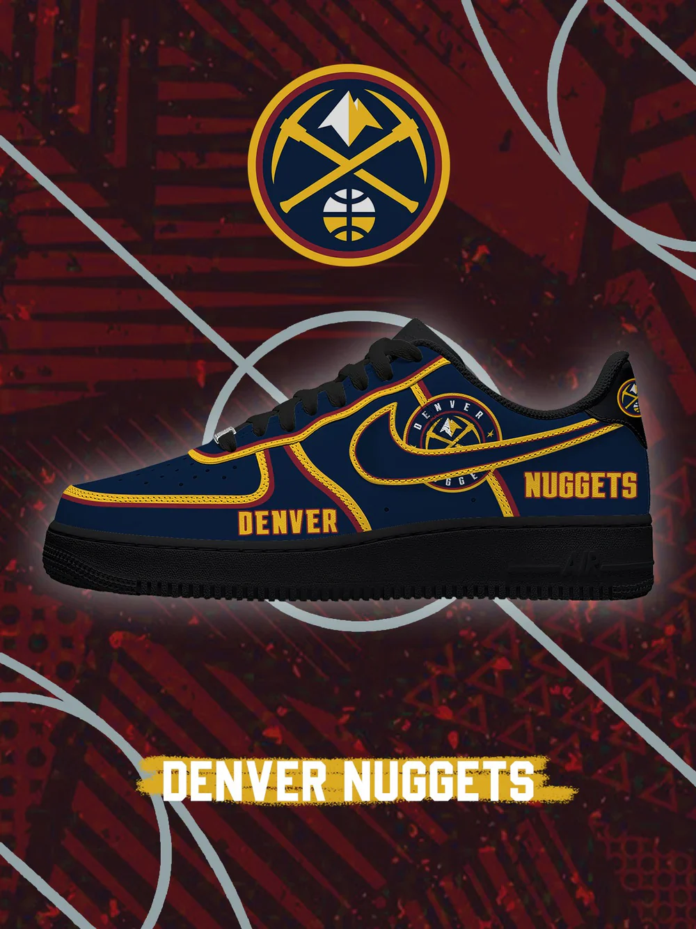 Denver Basketball limited edition Design Shoes F1