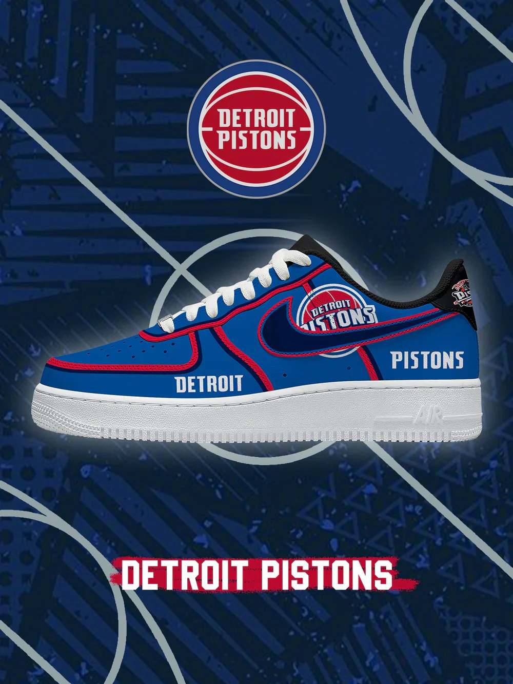 Detroit Basketball limited edition Design Shoes F1