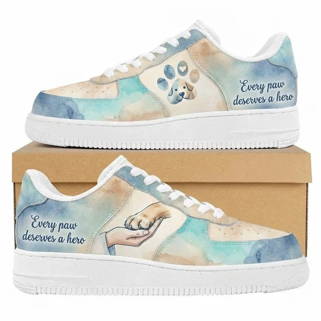 Every Paw Deserves A Hero Vet Tech Design Shoes F1