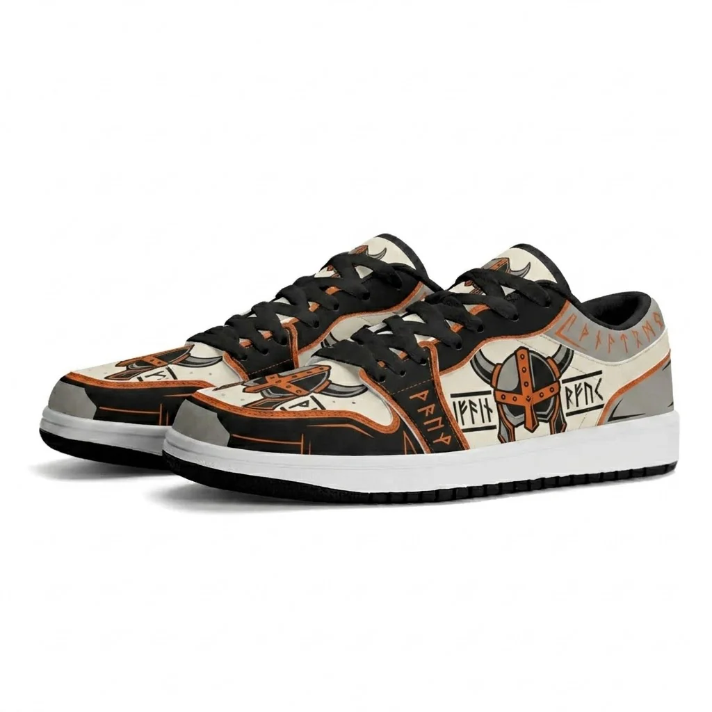 Giant Warrior Runes Design Shoes J1