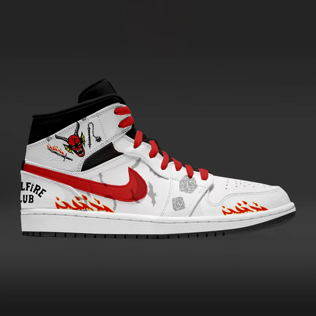 Hellfire Club (Adult and kids size available) Limited Edition Design Shoes J1
