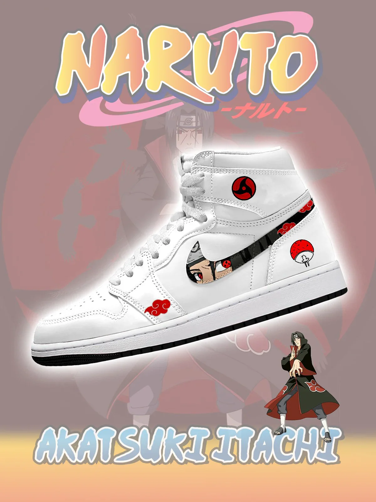 Itachi (Adult and kids size available) Limited Edition Design Shoes J1