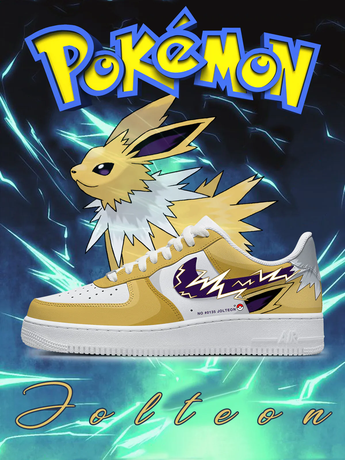 Jolteon limited edition Design Shoes F1