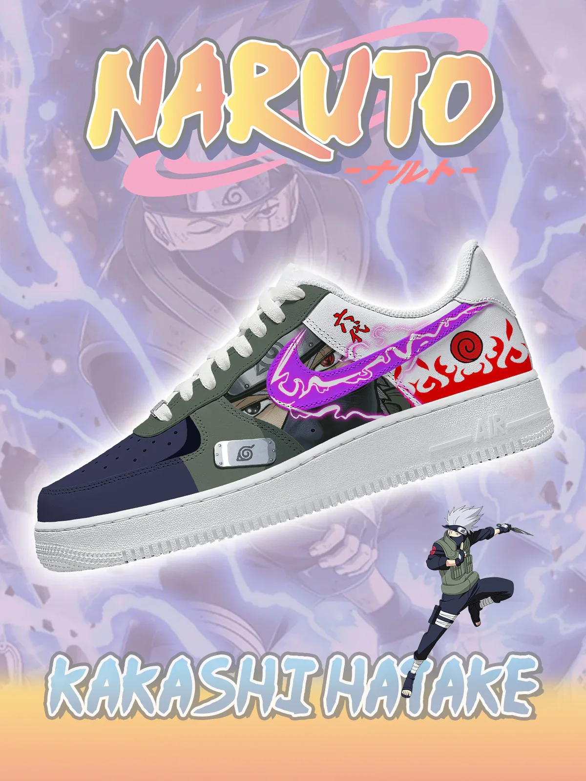 Kakashi limited edition Design Shoes F1