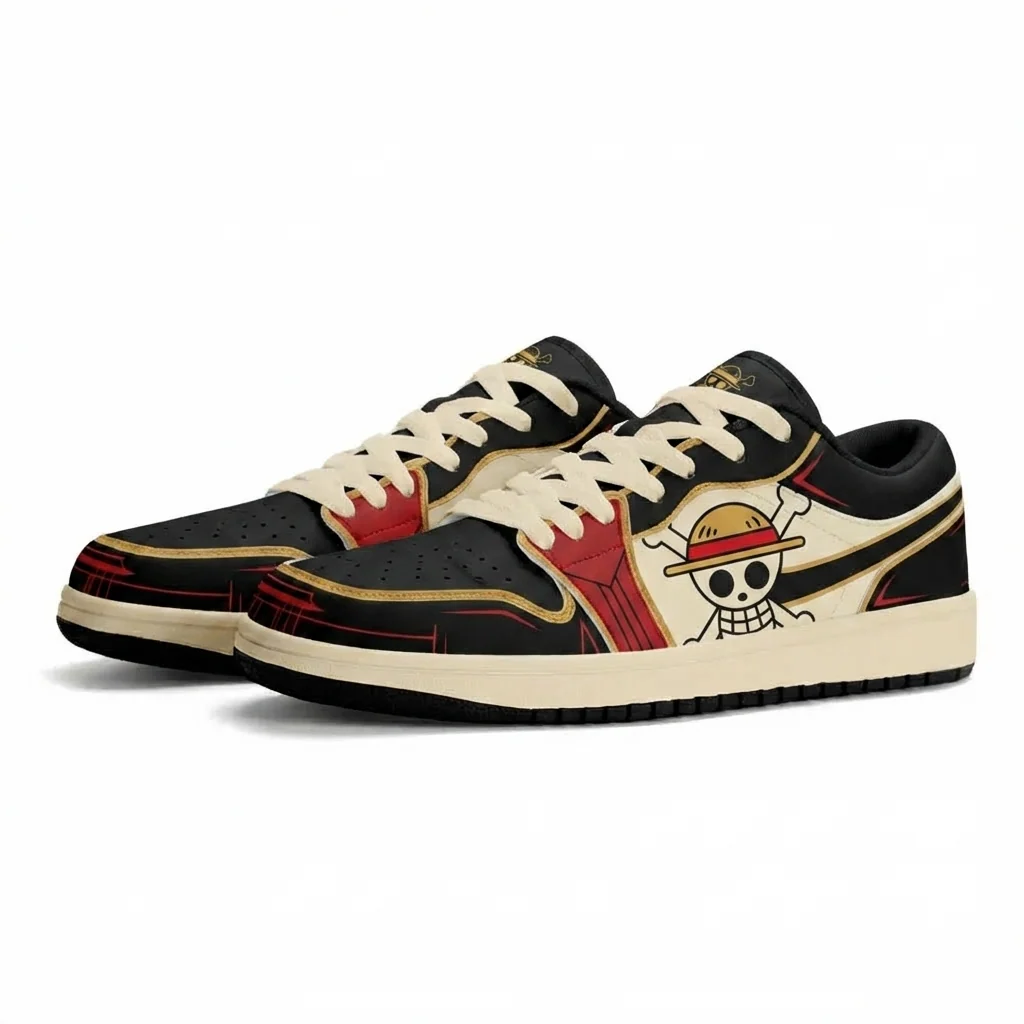 Luffy Straw Hat Hero Design Shoes J1