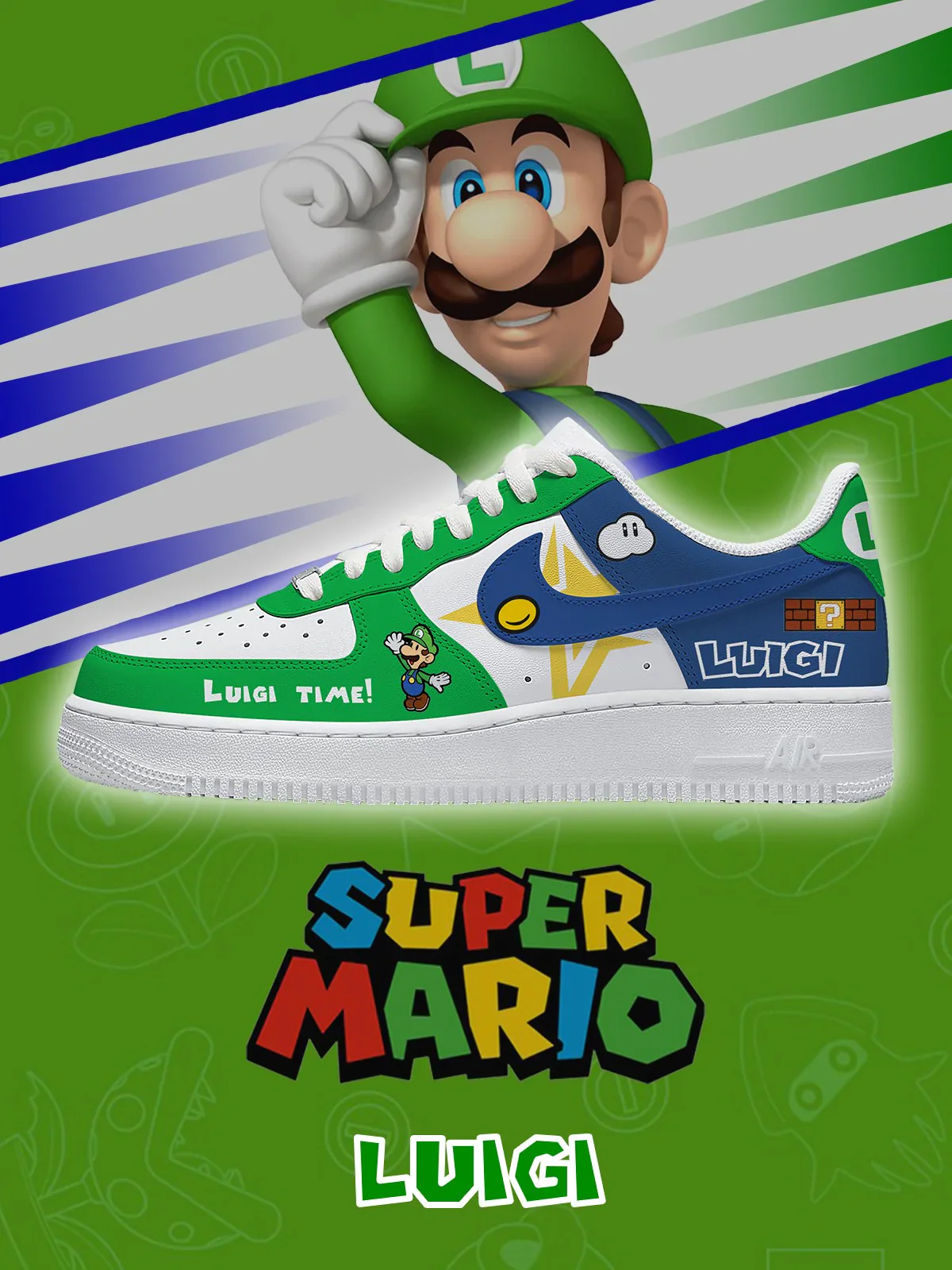 Luigi limited edition Design Shoes F1
