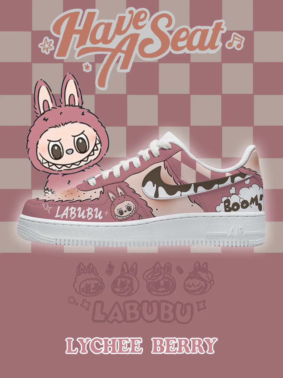 Lychee Berry Design Shoes F1