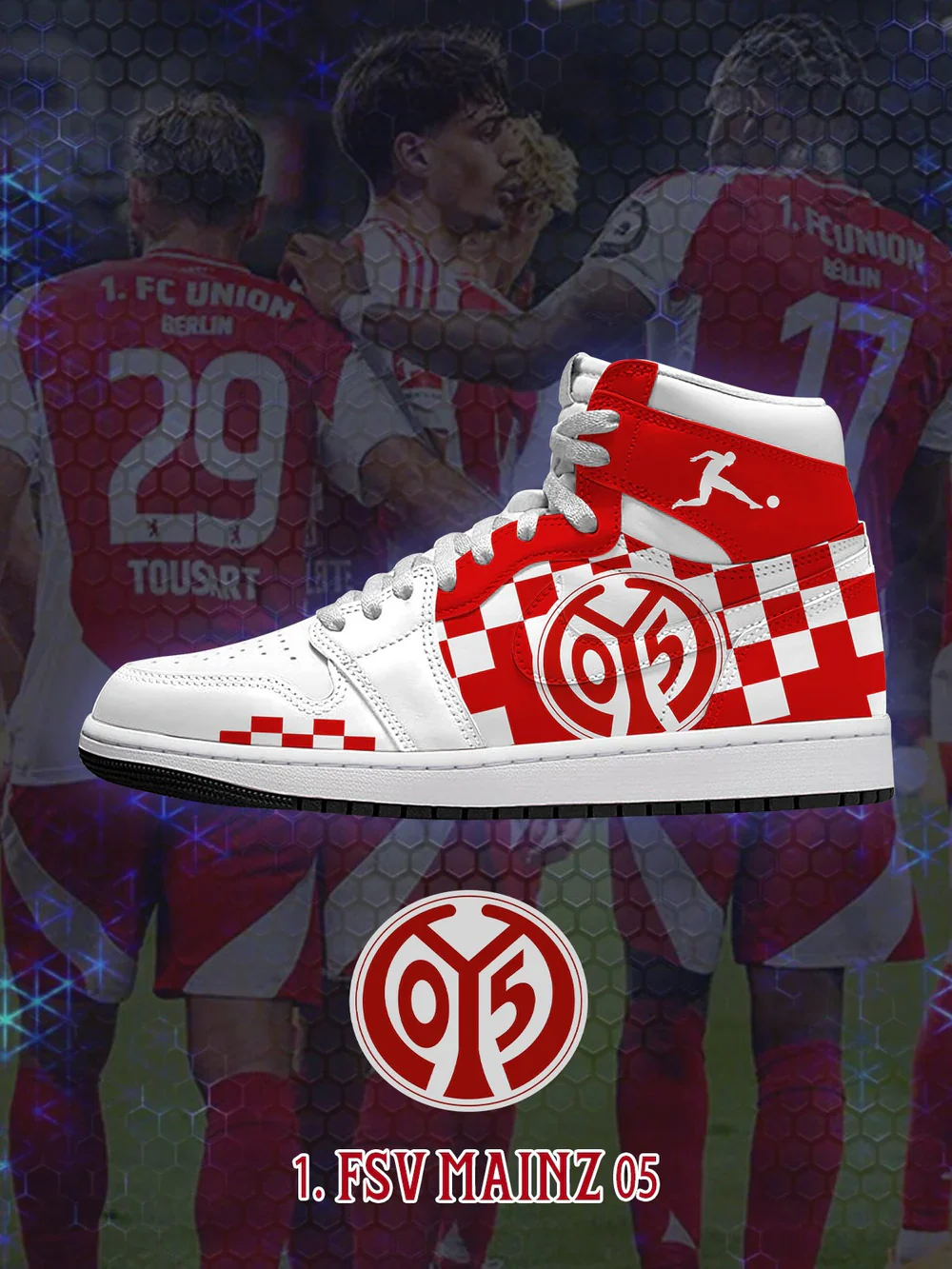 Mainz (Adult and kids size available) Limited Edition Design Shoes J1