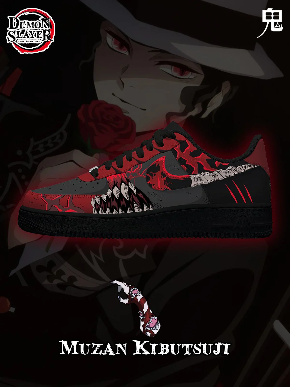 Muzan Kibutsuji Design Shoes F1