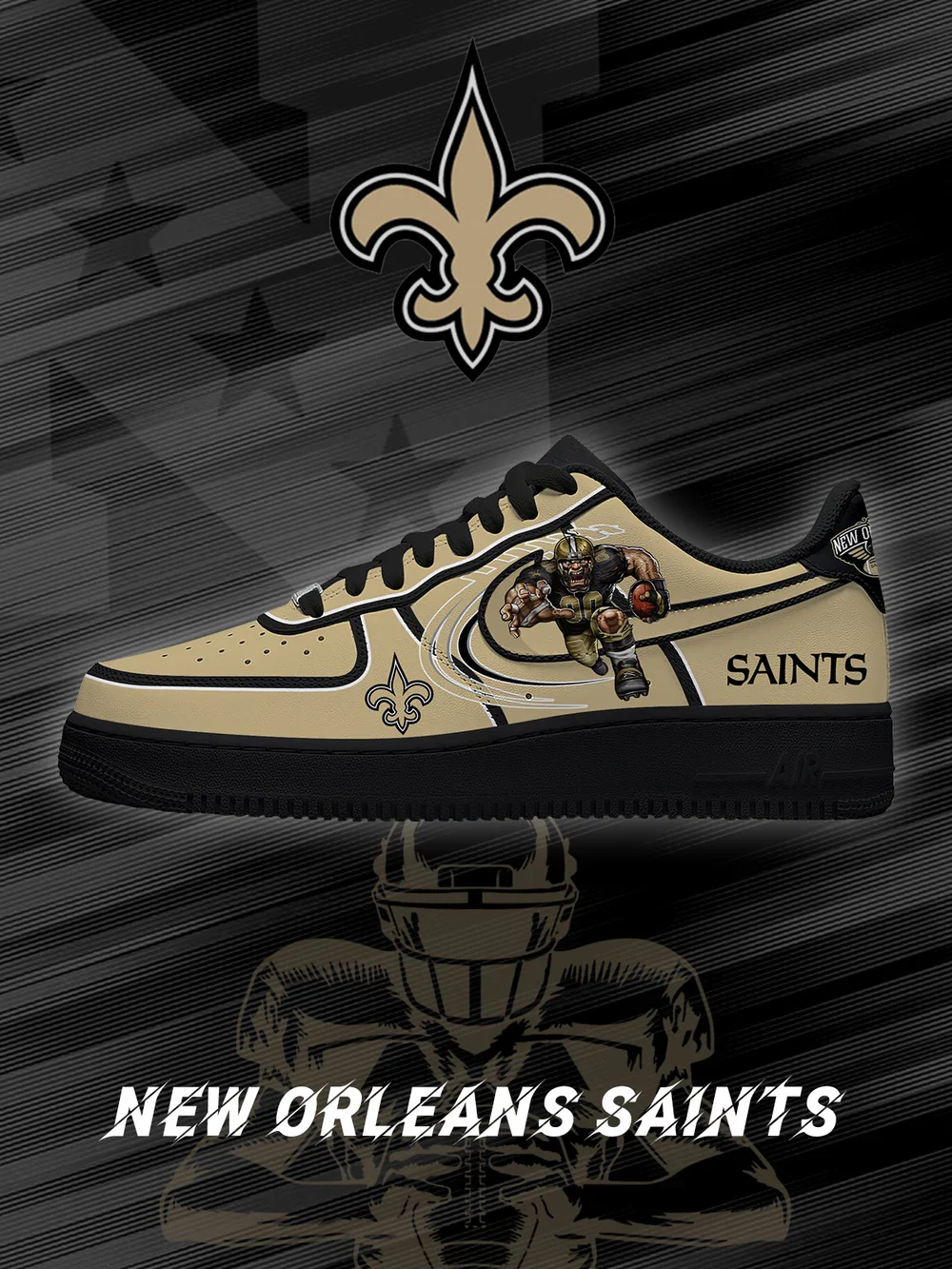 New Orleans limited edition Design Shoes F1