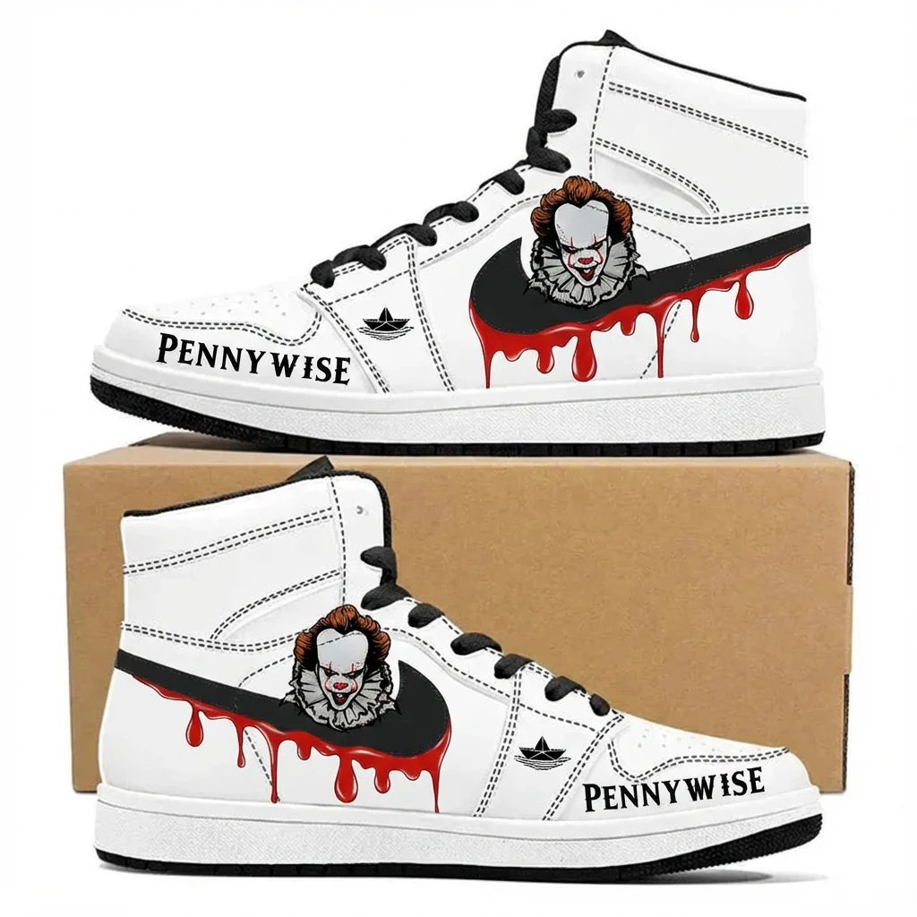 Pennywise (Adult and kids size available) Limited Edition Design Shoes J1