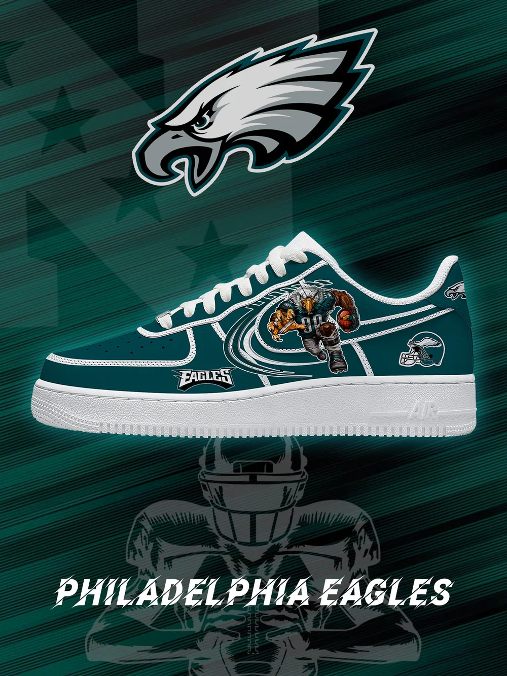 Philadelphia  limited edition Design Shoes F1