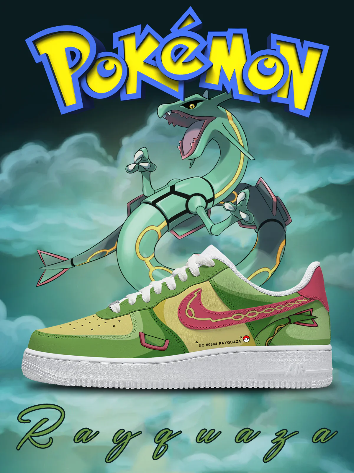 Rayquaza limited edition Design Shoes F1