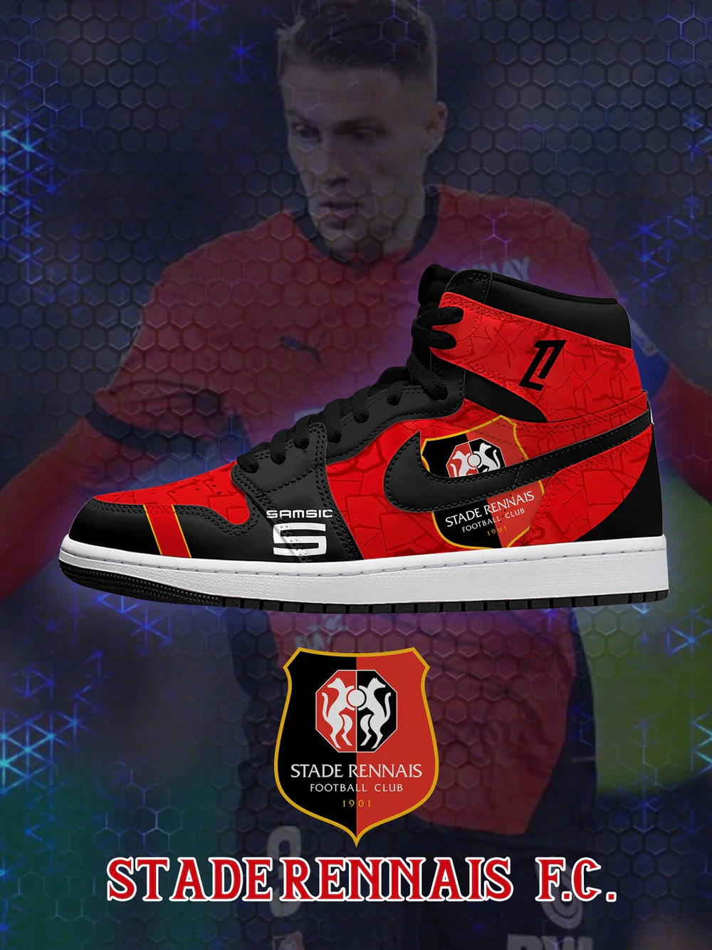 Rennes (Adult and kids size available) Limited Edition Design Shoes J1
