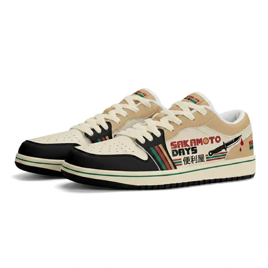 Retro Store Sign Design Shoes J1