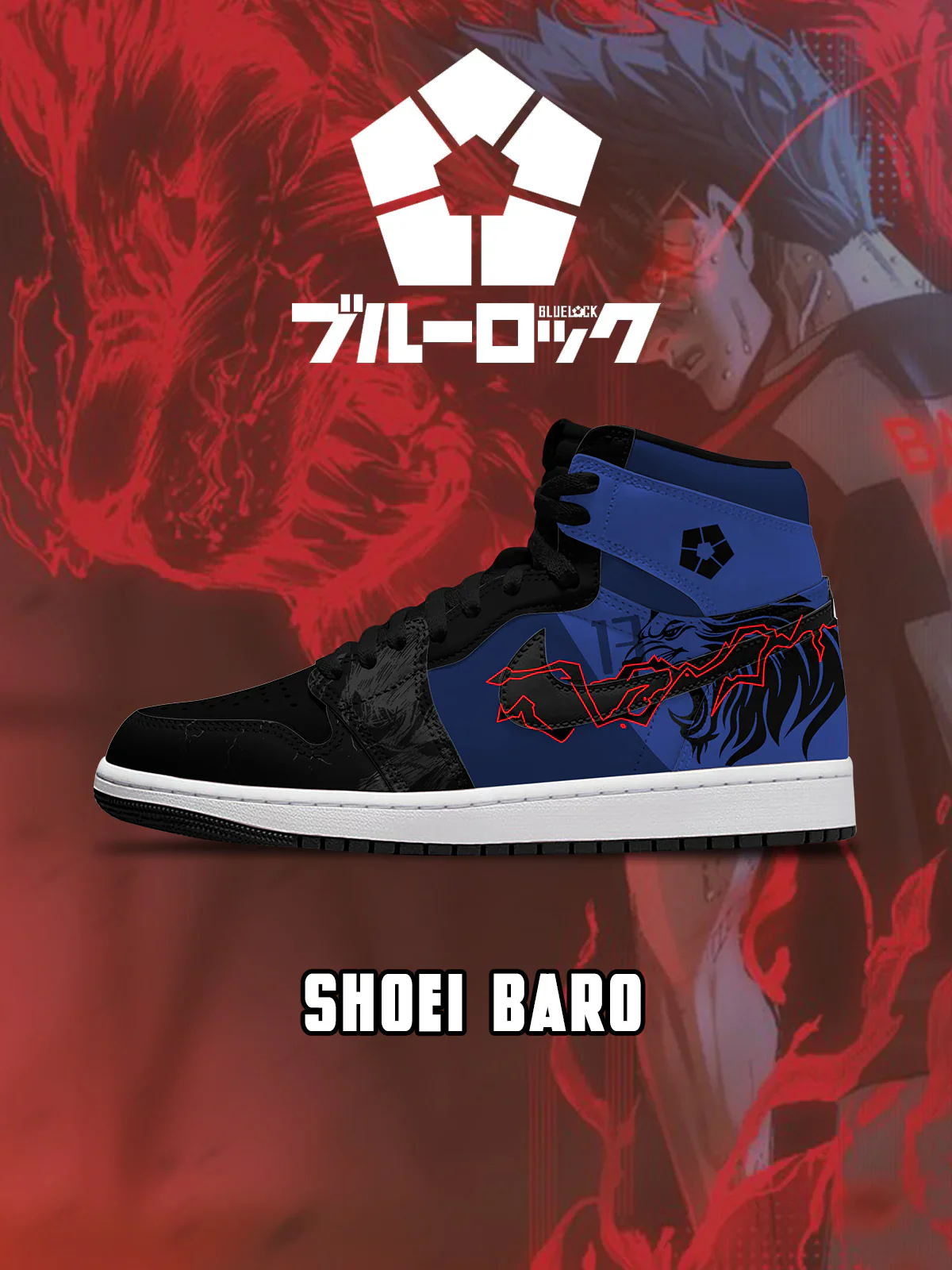 Shoei Baro (Adult and kids size available) Limited Edition Design Shoes J1