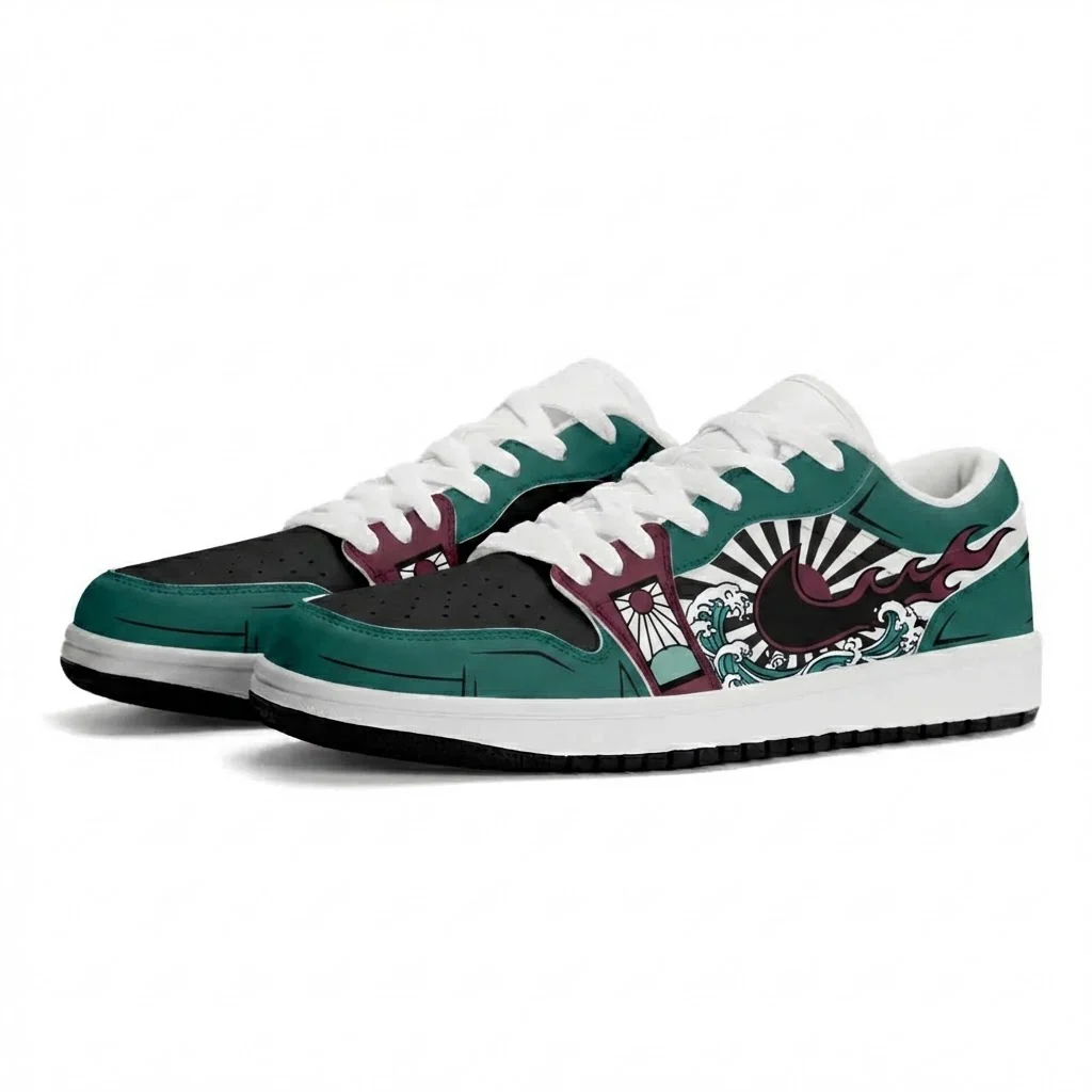Tanjiro Hinokami Crest Design Shoes J1