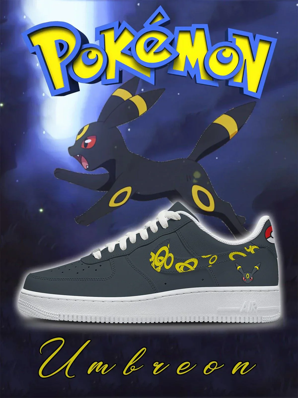 Umbreon limited edition Design Shoes F1