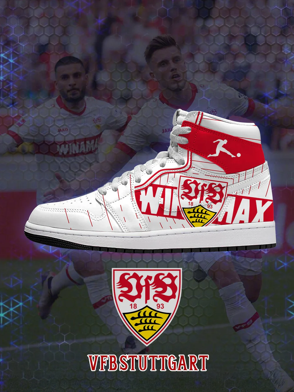 VfB (Adult and kids size available) Limited Edition Design Shoes J1