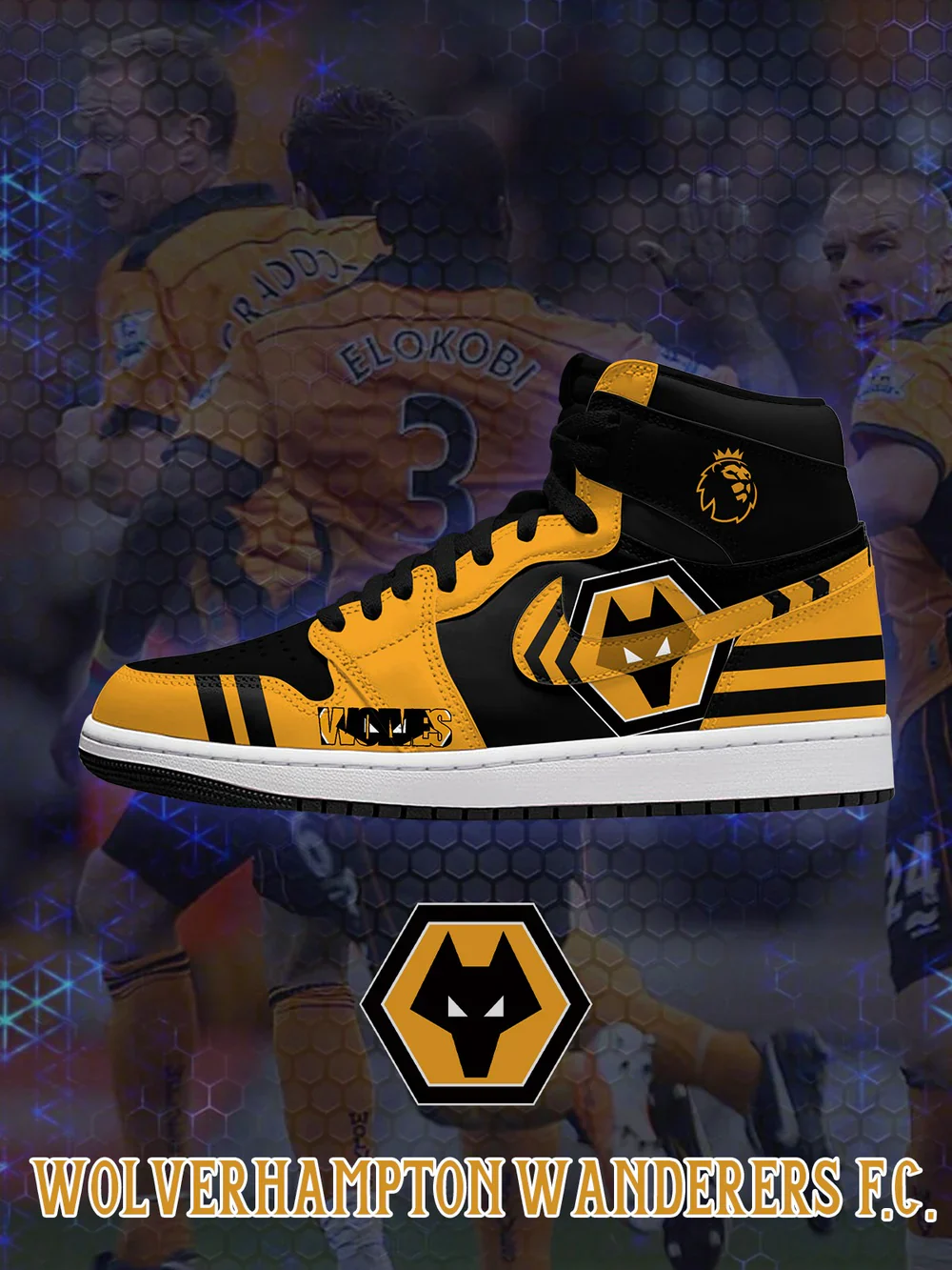 Wolves (Adult and kids size available) Limited Edition Design Shoes J1