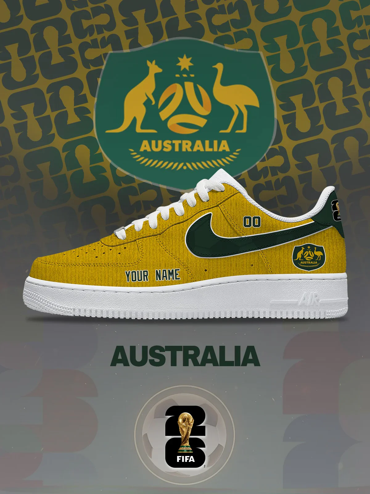 World Cup 2026 Australia Design Shoes F1