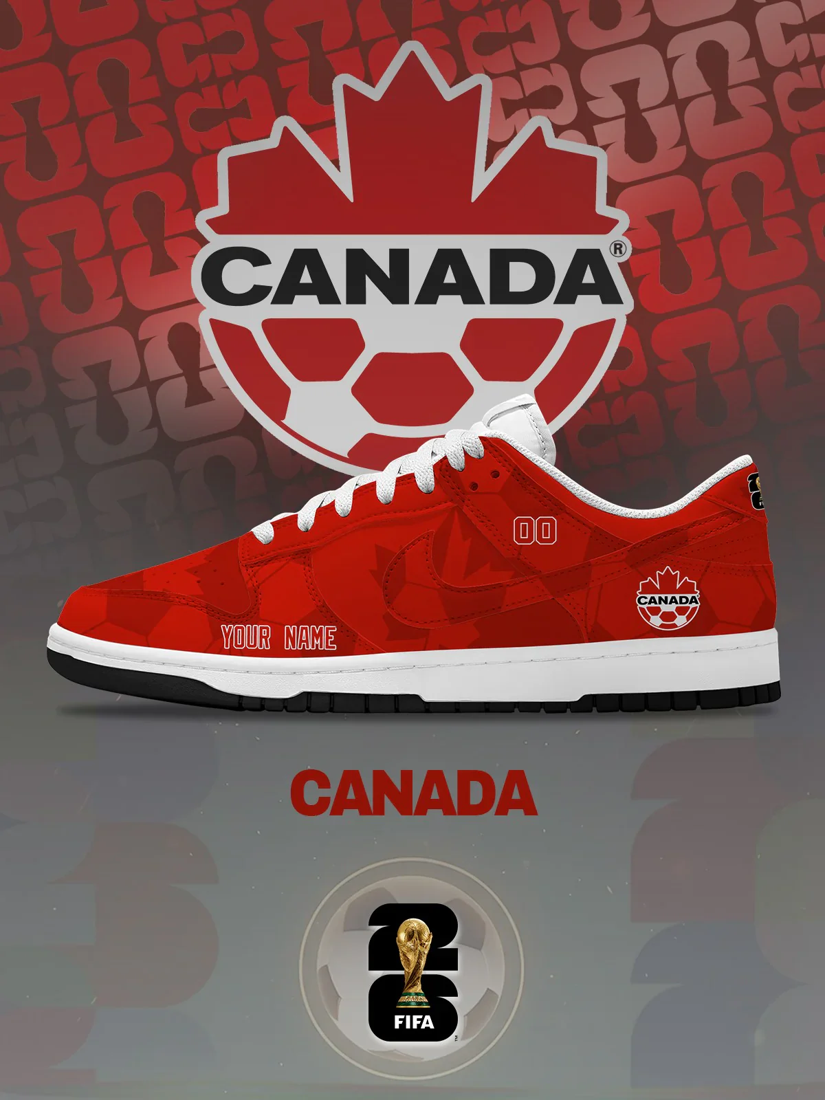 World Cup 2026 Canada Design Shoes DK