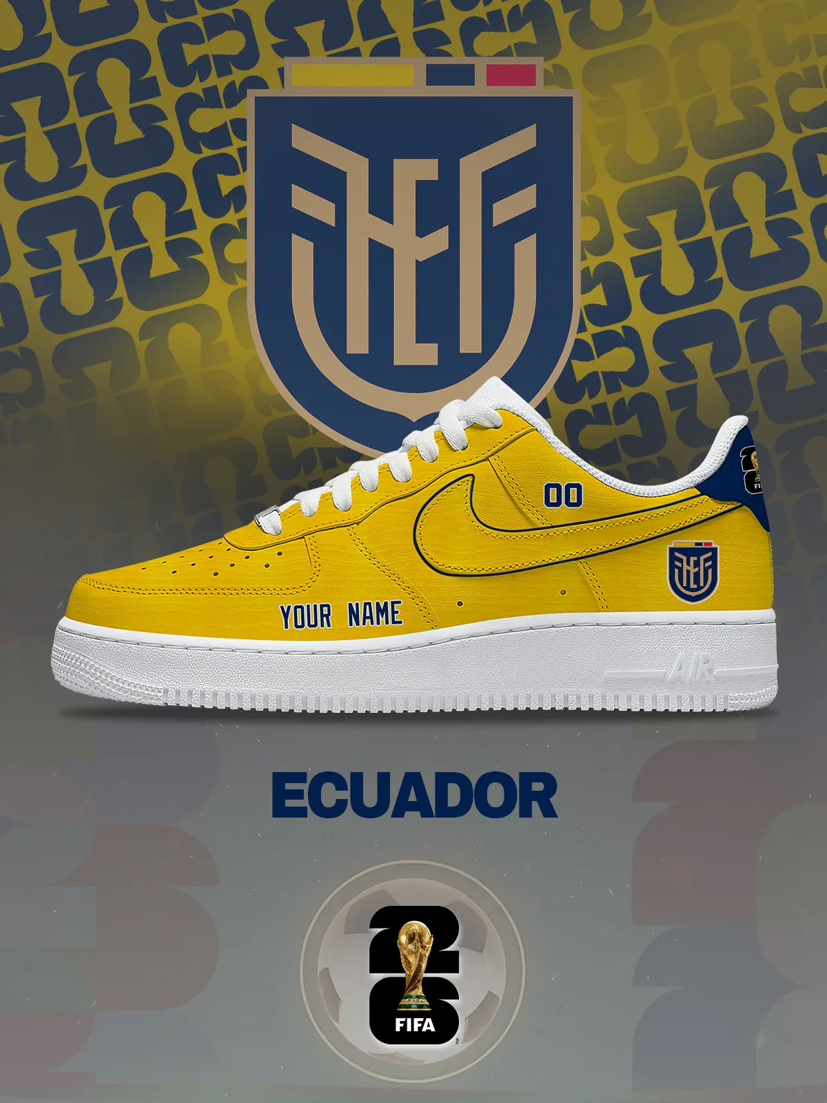 World Cup 2026 Ecuador Design Shoes F1
