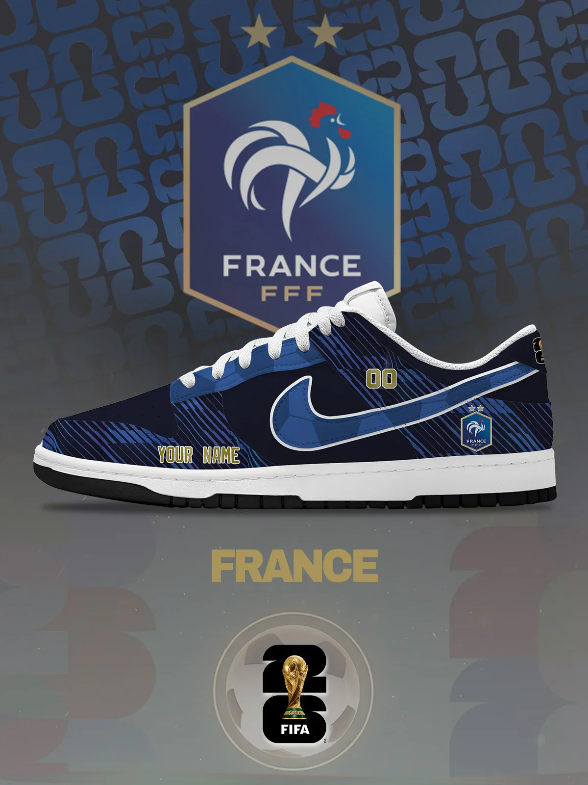 World Cup 2026 France Design Shoes DK
