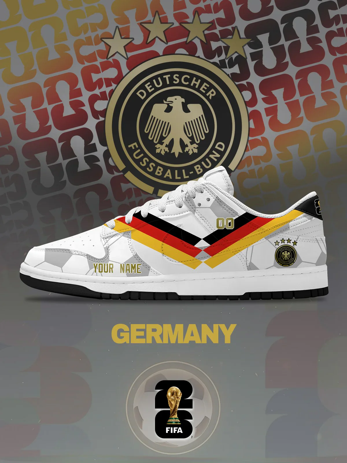 World Cup 2026 Germany Design Shoes DK
