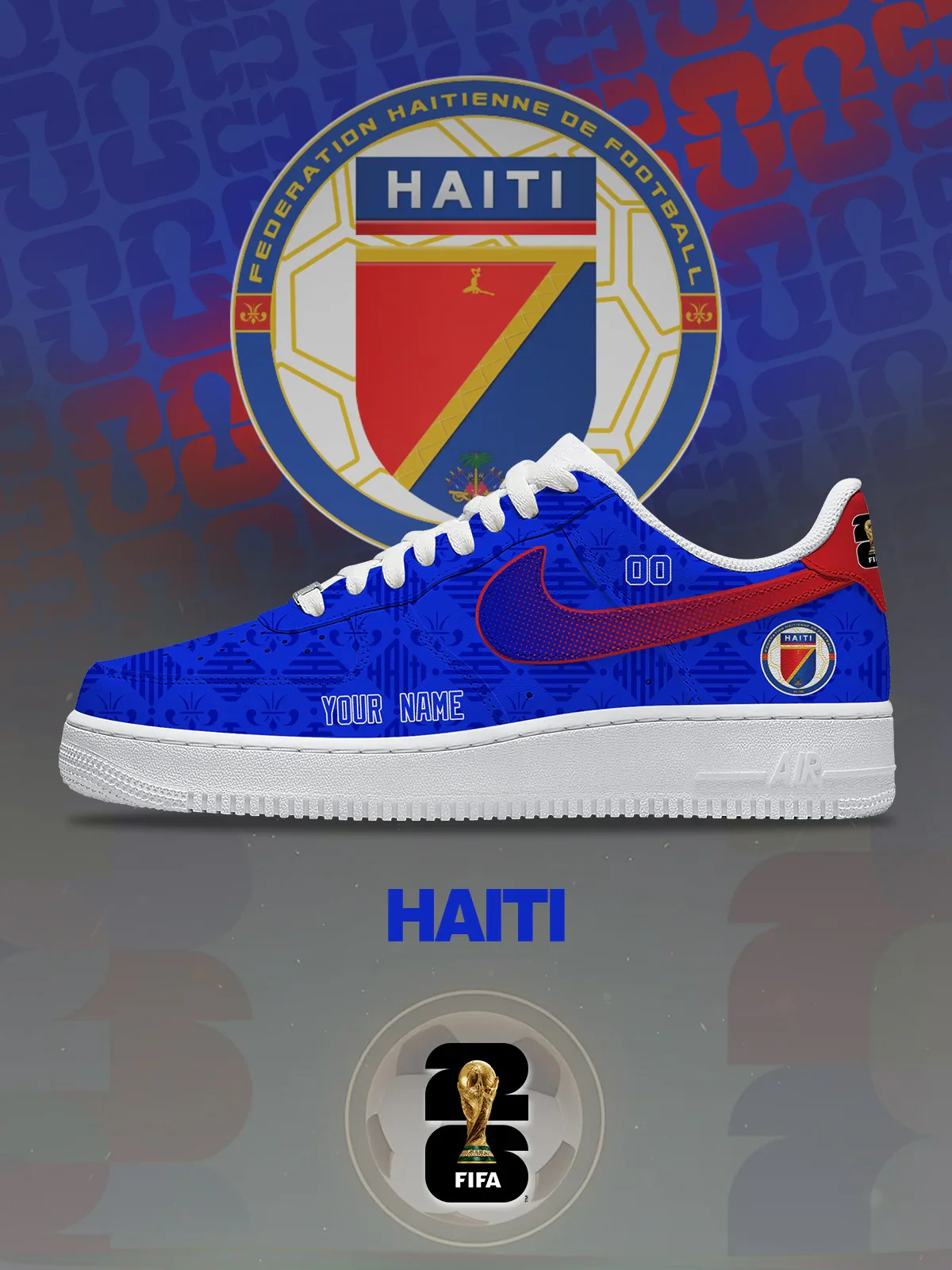 World Cup 2026 Haiti Design Shoes F1