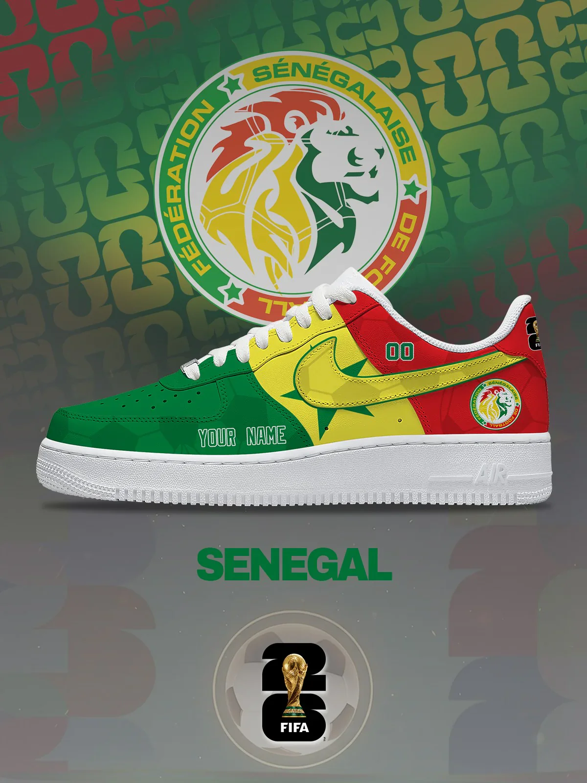 World Cup 2026 Senegal Design Shoes F1
