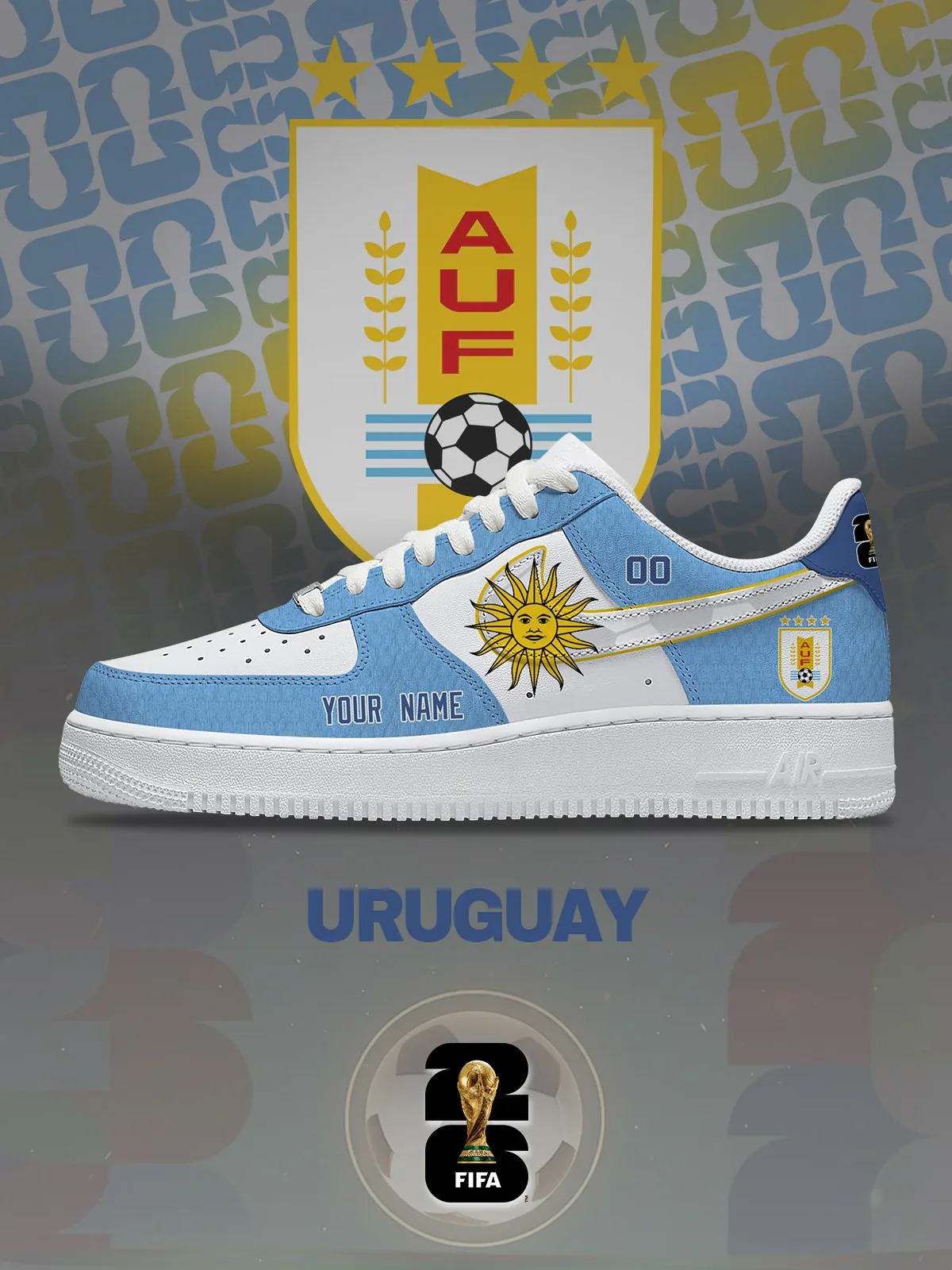 World Cup 2026 Uruguay Design Shoes F1